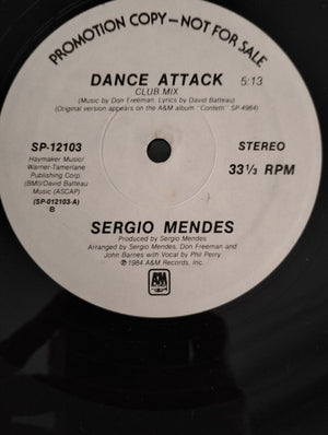 SERGIO MENDES | DANCE ATTACK 12 - US PROMO - GENERIC SLEEVE