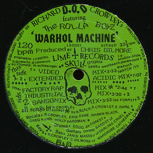 RICHARD CROWLEY D.O.D. FEATURING ROLLA BOYZ | WARHOL MACHINE - US - GENERIC SLEEVE