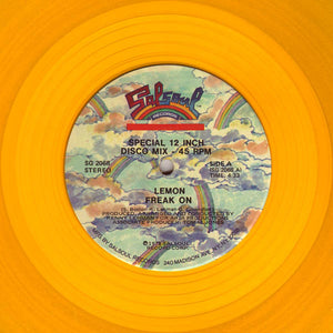 LEMON | FREAK ON 12 - US - YELLOW VINYL - GENERIC RECORD