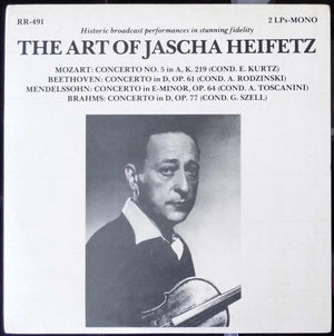 MOZART / BEETHOVEN / MENDELSSOHN / BRAHMS | ART OF JASCHA HEIFETZ - 2LP