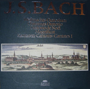 JOHANN SEBASTIAN BACH | CHRISTMAS ORATORIO - MATHIS JANOWITZ STADER REYNOLDS LUDWIG TOPPER FISCHER DIESKAU CRASS ADAMS MUNCHENER BACH ORCHESTER RICHTER - 11LP