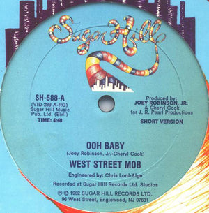 WEST STREET MOB | OOH BABY 12 - US - GENERIC RECORD COMPANY SLEEVE