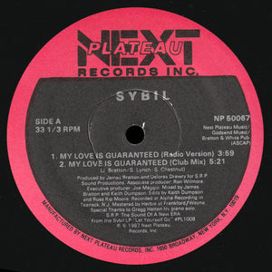 SYBIL | MY LOVE IS GUARANTEED 12 - US - GENERIC RECORD COMPANY SLEEVE