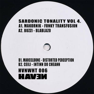 VARIOUS | SARDONIC TONALITY VOL 4 EP - 12 - GERMAN PRESSING - GENERIC SLEEVE