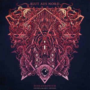 BLUT AUS NORD | DISHARMONIUM - UNDREAMABLE ABYSSES - CLEAR WITH ORANGE STAIN AND PURPLE SPLATTERS - SLIPCASE - CW SLIPMAT