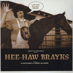 BUTCHWAX | HEE-HAW BRAYKS 12 - US - STICKER MARK ON SLEEVE