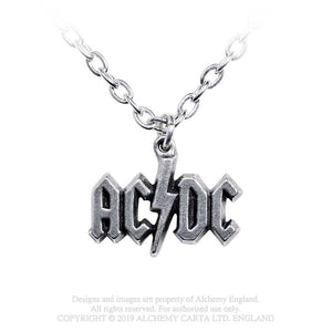 ACDC LOGO FLASH PENDANT NECKLACE