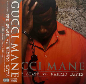 GUCCI MANE | STATE VS RADRIC DAVIS - 2LP - 2025 REISSUE - TAN IN ORANGE / ORANGE IN CLEAR - CW OBI