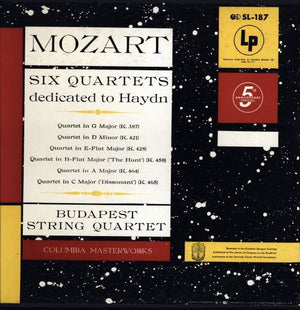 MOZART | SIX QUARTETS DEDICATED TO HAYDN - BUDAPEST QUARTET
