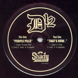 D12 | PURPLE PILLS / THAT'S HOW 12 - US PROMO - GENERIC SLEEVE