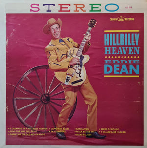 EDDIE DEAN | HILLBILLY HEAVEN - US STEREO - RED COVER