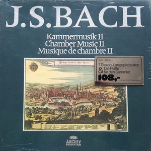 JOHANN SEBASTIAN BACH | CHAMBER MUSIC 2 - VARIOUS 7LP