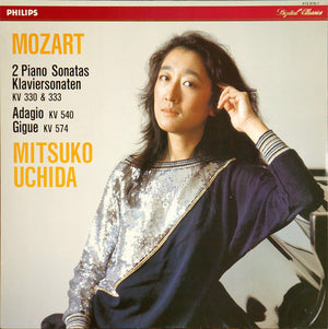 MOZART | 2 PIANO SONATAS K 330 K 333 / ADAGIO K 540 / GIGUE K 574 - UCHIDA