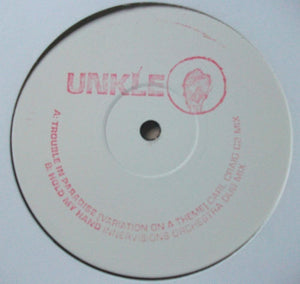 UNKLE | REMIX STORIES VOLUME TWO 12 - UK - WHITE LABEL - RED STAMP - GENERIC SLEEVE