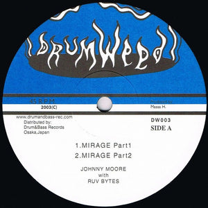 JOHNNY MOORE / WITH RUV BYTES | MIRAGE 12 - JAPANESE PRESSING - GENERIC SLEEVE