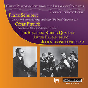 ARTUR BALSAM | GREAT PERFORMANCES FROM THE LIBRARY OF CONGRESS 23