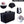 CD WALLET FITS 128 CD/DVD BLACK NYLON