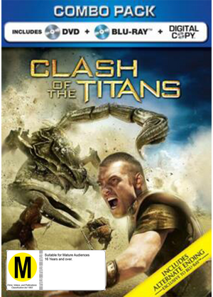 MOVIE BLUACT | CLASH OF THE TITANS (2010) (BLU - RAY) (BONUS DVD)