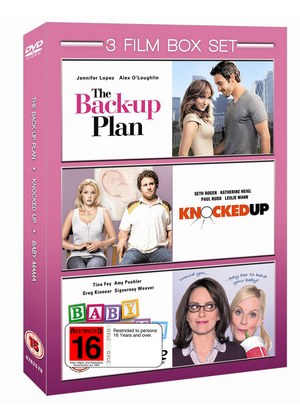MOVIE COM | BACK-UP PLAN / KNOCKED UP / BABY MAMA (3 DVD) (ZONE 2)