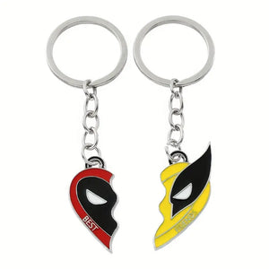 DEADPOOL WOLVERINE BEST FRIENDS KEYRINGS 2 PACK