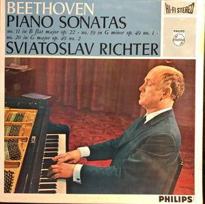 BEETHOVEN | PIANO SONATAS NO 11 NO 19 NO 20 - RICHTER PLUM