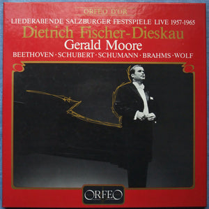 BEETHOVEN / SCHUBERT / SCHUMANN / BRAHMS / WOLF | LIEDERABENDE SALZBURGER FESTSPIELE LIVE 1957-1965 - FISCHER-DIESKAU MOORE