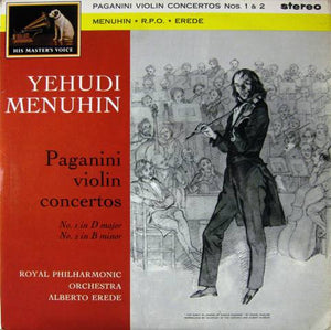 PAGANINI | VIOLIN CONCERTOS NO 1 IN D MAJ / NO 2 IN B MIN - MENUHIN RPO EREDE - SEMICIRCLE
