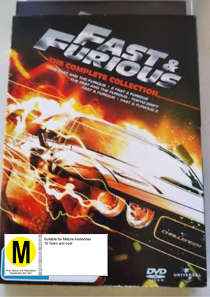 MOVIE ACT | FAST AND FURIOUS COMPLETE 6 MOVIE COLLECTION (5DVD)