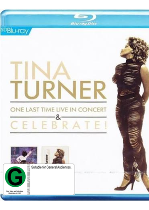 TINA TURNER | ONE LAST TIME LIVE IN CONCERT / CELEBRATE (BLU - RAY)