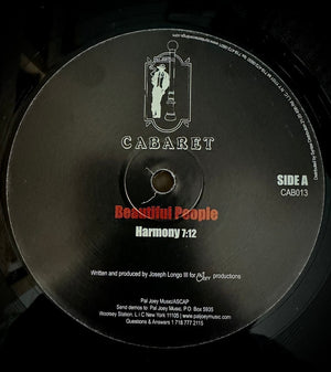 BEAUTIFUL PEOPLE | HARMONY / I GOT RHYTHM 12 - US - GENERIC RECORD COMPANY SLEEVE