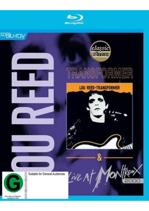 LOU REED | TRANSFORMER AND LIVE AT MONTREUX 2000 (BLU-RAY)