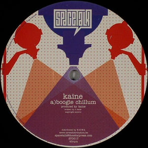 KAINE | BOOGIE CHILLUM 12 - UK - GENERIC RECORD COMPANY SLEEVE