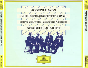 HAYDN / AMADEUS QUARTET | 6 STRING QUARTETS OP76 (2CD)