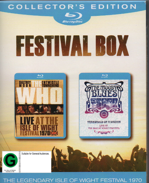 WHO / MOODY BLUES | WHO LIVE AT ISLE OF WIGHT 1970 / MOODY BLUES THRESHOLD OF A DREAM 1970 (2BLU-RAY)