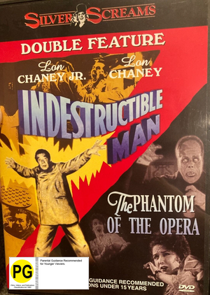 MOVIE HOR | INDESTRUCTIBLE MAN (1956) / PHANTOM OF THE OPERA (1925)