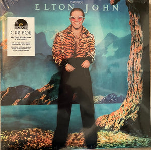 ELTON JOHN | CARIBOU - 2LP - 2024 REISSUE - SKY BLUE - HYPE STICKER