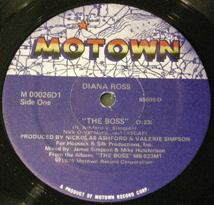 DIANA ROSS | BOSS - 12 - MOTOWN COMPANY SLEEVE
