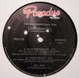 LEON RUSSELL | ELVIS AND MARILYN / ANITA BRYANT - 12