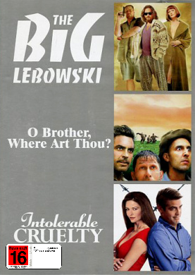 MOVIE COM | BIG LEBOWSKI / O BROTHER WHERE ART THOU / INTOLERABLE CRUELTY (3 DVD)