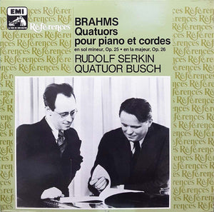BRAHMS | QUATUOR POUR PIANO ET CORDES OP 25 - FRANCE - SERKIN BUSCH