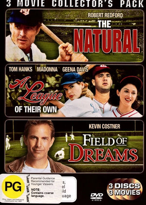 MOVIE DRA | NATURAL (1984) / LEAGUE OF THEIR OWN (1992) / FIELD OF DREAMS (1989) (3DVD)