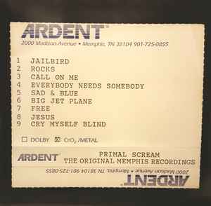 PRIMAL SCREAM | GIVE OUT BUT DONT GIVE UP - ORIGINAL MEMPHIS RECORDINGS - 2LP