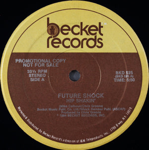 FUTURE SHOCK | HIP SHAKIN - 12 - BECKET RECORDS SLEEVE