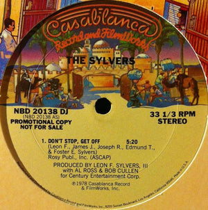 SYLVERS | DON'T STOP, GET OFF - 12 - PROMO - WITH CASABLANCA SLEEVE