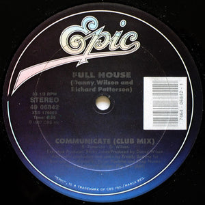 FULL HOUSE | COMMUNICATE - 12 - WITH HYPE STICKER