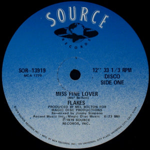 FLAKES | MISS FINE LOVER - 12 - COMPANY SLEEVE