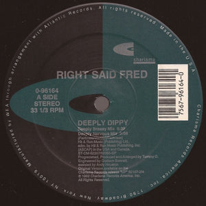 RIGHT SAID FRED | DEEPLY DIPPY - 12 - WITH HYPE STICKER