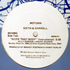KEITH AND DARRELL | WORK THAT BODY - 12 - WHITE LABEL PROMO WITH COMPANY SLEEVE