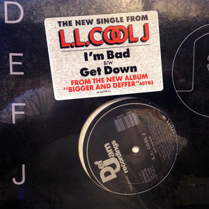 LL COOL J | I'M BAD / GET DOWN - 12 - COMPANY SLEEVE WITH HYPE