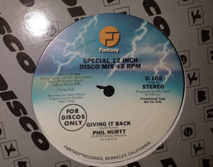 PHIL HURTT | GIVING IT BACK - 12 - COMPANY SLEEVE - PROMO